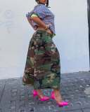 Camouflage Print Loose Denim Pants LSD-2721