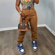 Loose Solid Color Pants LSD-2605