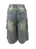 Fashion Multi-pockets Denim Short LSD-2679