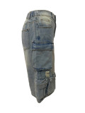 Fashion Multi-pockets Denim Short LSD-2679