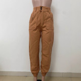 Loose Solid Color Pants LSD-2605