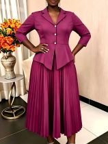 Single Shoulder Press Size Maxi Dress GKEN-AM041013