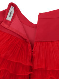 Plus Size Solid Color Press Pleated Maxi Dress GKEN-AM041123