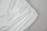 Sleeveless Solid Color Tie Up T Shirt GJYO-JT0128966