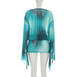 Mesh See Through Mini Dress GDSF-J26DS159