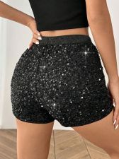 Sequin High Waist Short SH-391512