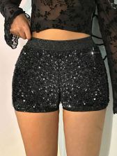 Sequin High Waist Short SH-391512