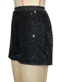 Sequin High Waist Short SH-391512