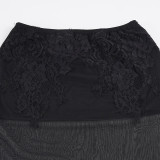 Lace See Through Mesh Skirt GPKJ-MR48089