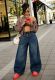 Casual Denim Loose Wide Leg Jeans GYLN-5617