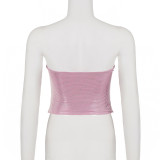 Sexy Hot Drill Casual Tops GPKJ-MR48868