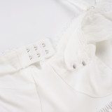 Lace Edge Sling Mini Dress GPKJ-MR48730