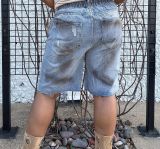 Hollow Out Lace Holes Denim Shorts GYLN-3018