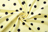 Polka Dots Print Sleeveless Seventh Pants Suit XEF-K6S07350A