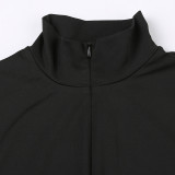 Sleeveless Zipper Sport Romper GPKJ-MR03865