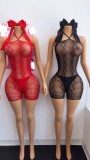 Pre Order: About 7 work days shipping Sexy Mesh Romper YUEM-202632
