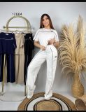 VIP1 Print Short Sleeve Pants 2 Piece Set GYSF-6347