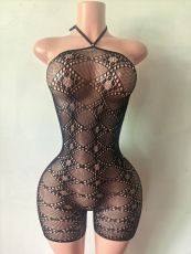 Pre Order: About 7 work days shipping Sexy Mesh Romper YUEM-202632
