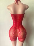 Pre Order: About 7 work days shipping Sexy Mesh Romper YUEM-202632
