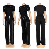 VIP1 Print Short Sleeve Pants 2 Piece Set GYSF-6347