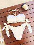 Halterneck Backless Bikinis 2 Piece Swimsuit CSYZ-G618RY