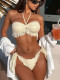 Halterneck Backless Bikinis 2 Piece Swimsuit CSYZ-G618RY