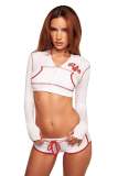Letter Print Zipper Hooded Two Piece Shorts Set GKYS-2981