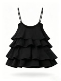 Ruffles Print Sling Mini Dress HNIF-GY294