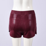 Solid Color Ruffles Mini Skirts GYHF-11759DBM