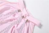 Solid Color Irregular Long Sleeve Mini Dress GZJQ-K6D06391A