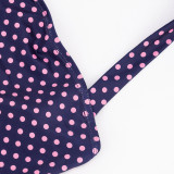 Polka Dots Print Halterneck Seventh Jumpsuit MXBF-J26JP132