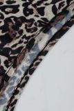Leopard Print Hollow Out Sleeveless Jumpsuit YWXS-K26L2209