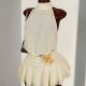 Tie Up Backless Solid Cake Dress GXIY-K26L2188
