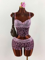 Lace Patchwork Sling Top Shorts Suit GXIY-K26L2269