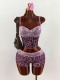 Lace Patchwork Sling Top Shorts Suit GXIY-K26L2269