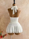 Halterneck Backless Mini Dress GXIY-K26L2297