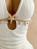 Halterneck Backless Mini Dress GXIY-K26L2297