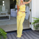 Backless Striped Bow Tube Top Pants Set GFRT-32620SBY