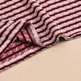 Sleeveless Stripe Fishtail Dress GFRT-42099DBG