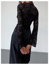 Lace See Through Solid Top YWXS-K25L1761