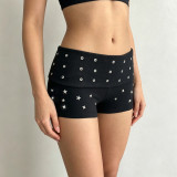 Rivet Fashion Solid Shorts GPKJ-MR48775