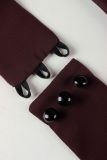 Solid Color Sleeveless Two Piece Skirts Set YWXS-K26L2248
