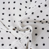 Polka Dots Print Denim Shorts GPKJ-MR48798