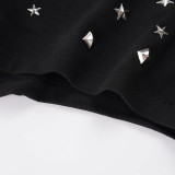 Rivet Fashion Solid Shorts GPKJ-MR48775