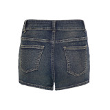 Fashion Irregular Denim Shorts GPKJ-MR47808