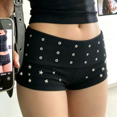Rivet Fashion Solid Shorts GPKJ-MR48775