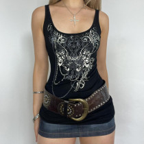 Print Sleeeveless Tank Tops GPKJ-MR46136