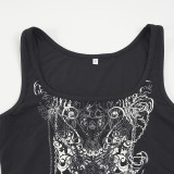 Print Sleeeveless Tank Tops GPKJ-MR46136