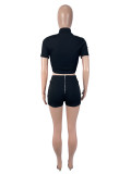 Short Sleeve Short Two Piece Set SHD-9978