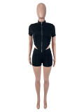Short Sleeve Short Two Piece Set SHD-9978